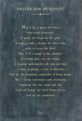 Prayer For Humanity Art Print - Gallery Wrap