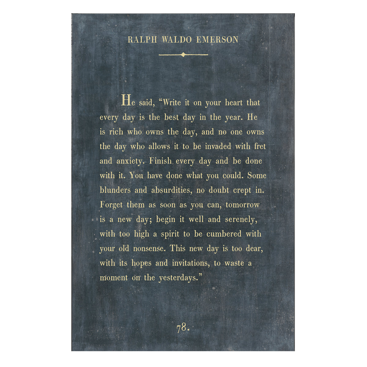 Ralph Waldo Emerson Art Print - Gallery Wrap