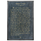 Robert A. Ward Art Print - Grey Wood