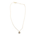 ***Round Butterfly Pendant Necklace