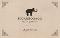 Sugarboo + Co E-Gift Card