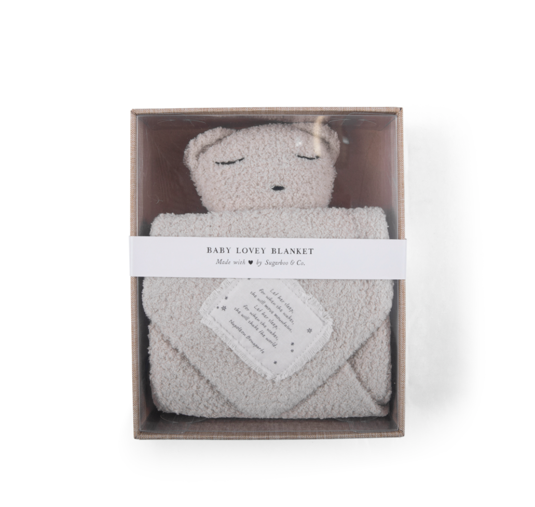 Bear Baby Lovey Blanket