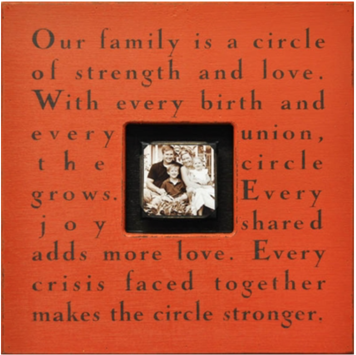 Our Family is a Circle Photobox