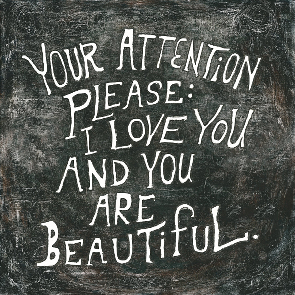 Your Attention Please Art Print - Gallery Wrap