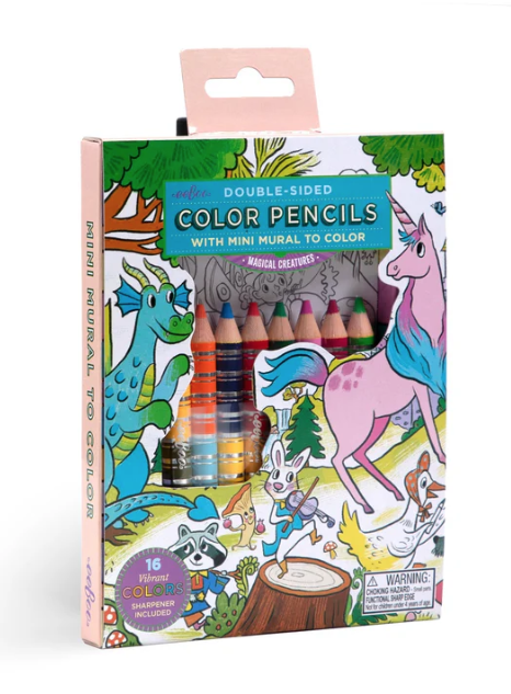 Magical Creature Colored Pencil Mini Mural