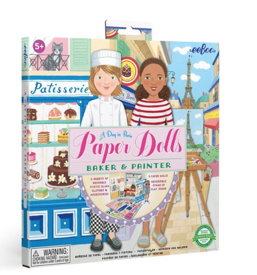 A Day in Paris Paper Doll Sets