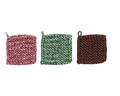 Holiday Crocheted Pot Holder - 3 Styles