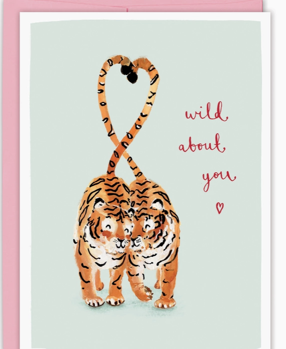 Wild About You Valentine's Day Card