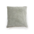 ***Elephant Velvet Pillow With Poms 22x22
