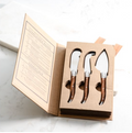 Wood Grain Cheese Knife Gift Set