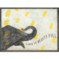 Smart Elephant Art Print