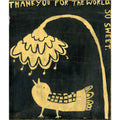 Thank You Bird Art Print - Gallery Wrap