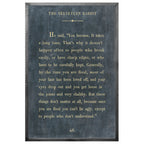 The Velveteen Rabbit Art Print - Grey Wood