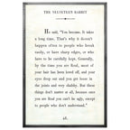 The Velveteen Rabbit Art Print - Grey Wood