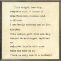 This Bright New Day Art Print - Grey Wood
