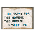 This Moment Art Print - Grey Wood