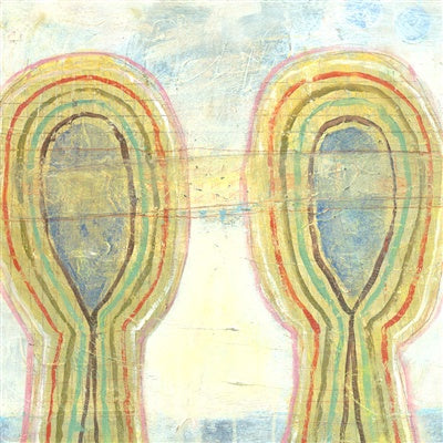 Two Heads Art Print