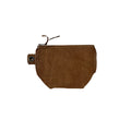 Clay Washed Canvas Zip Bag