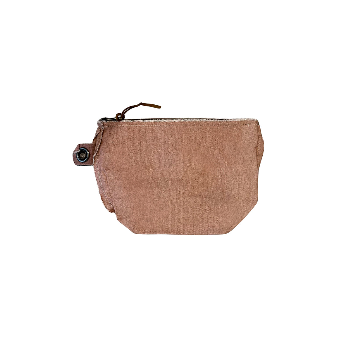 Washed Canvas Zip Bag
