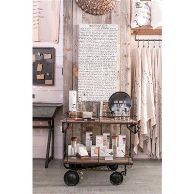 Honey Do List Art Print - Grey Wood