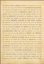 Sugarboo Manifest Art Print - Book Collection