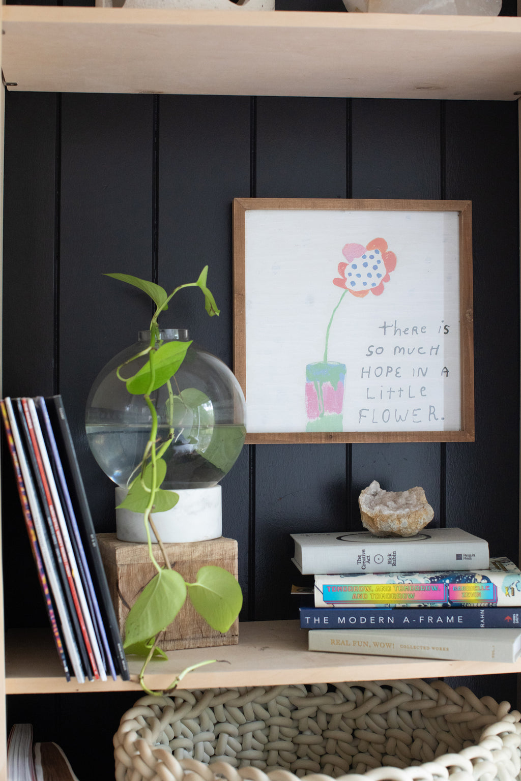 So Much Hope Flower Art Poster - 12x12