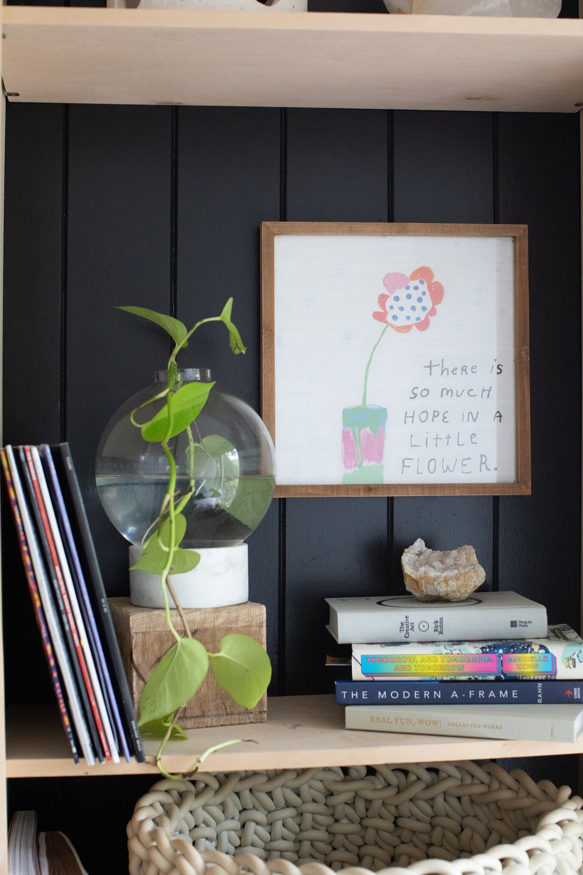 So Much Hope Flower Art Poster - 12x12