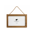 Natural Wood Frame 7x5 - Horizontal w/ Jute