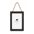 Black Wood Frame 5x7 - Vertical w/ Jute