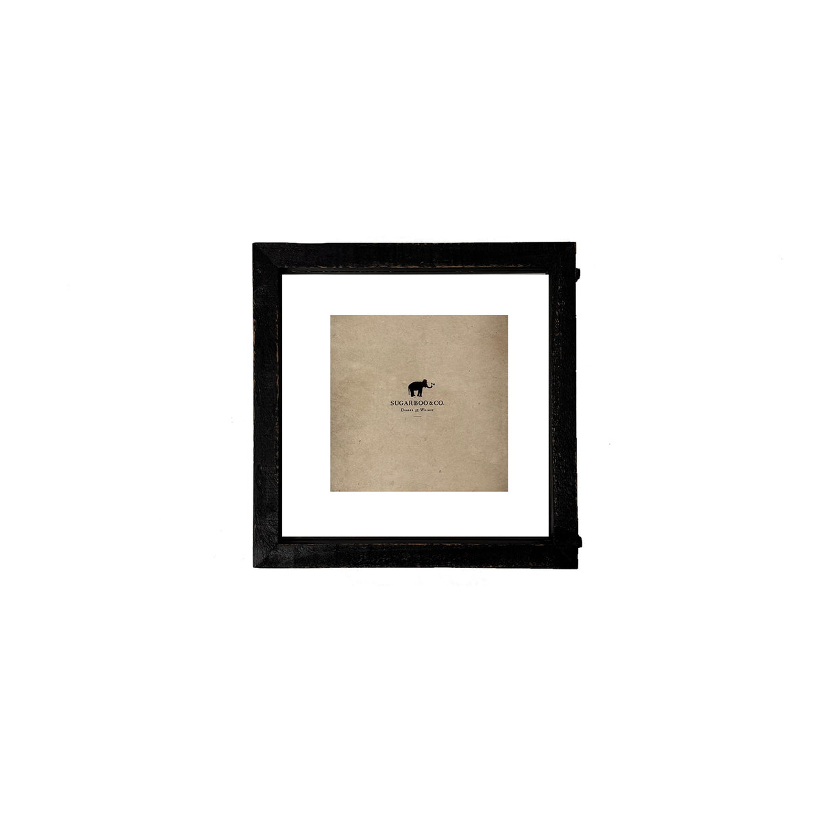 Black Wood Floating Frame 8x8