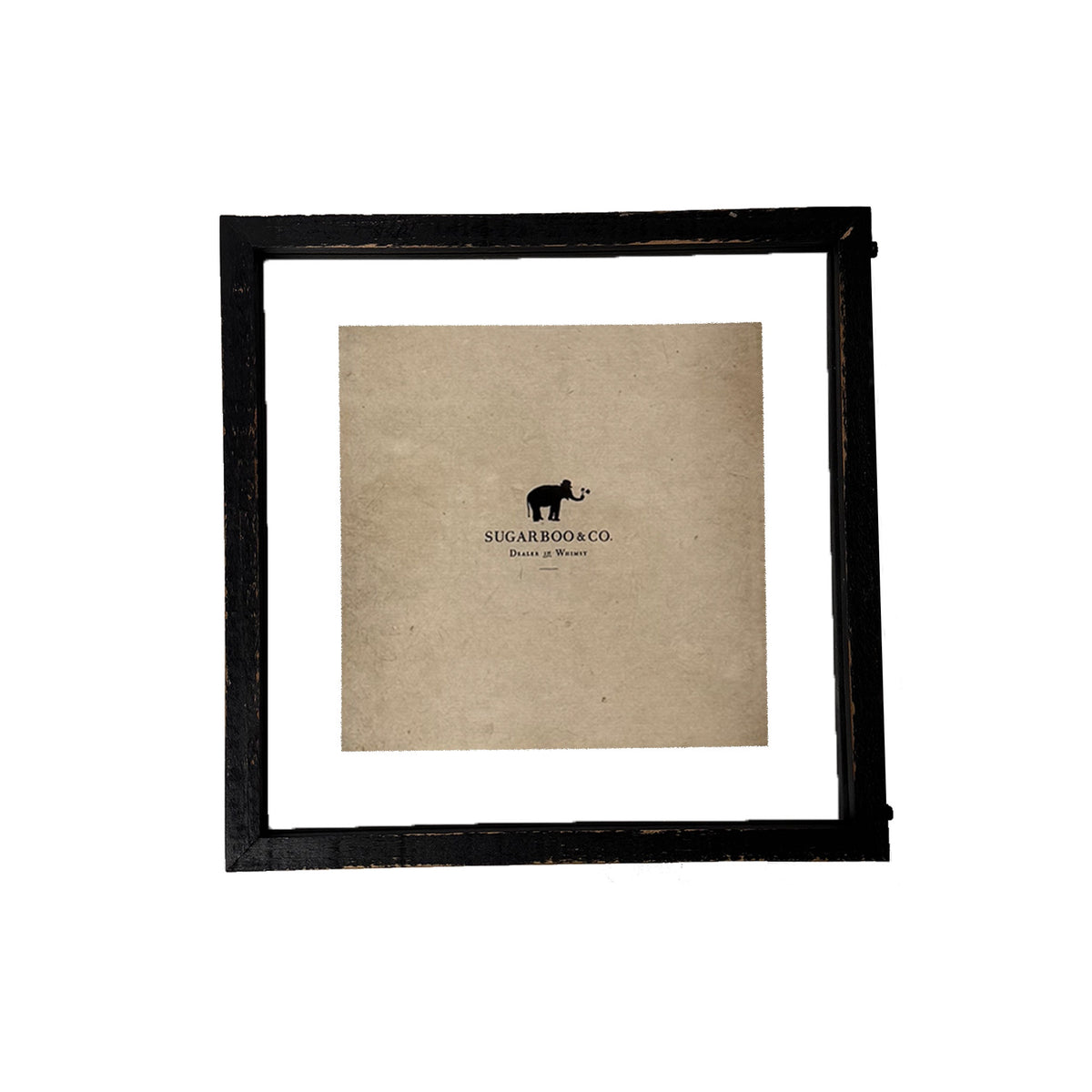 Black Wood Floating Frame 12x12