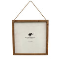Natural Wood Frame 12x12 w/ Jute