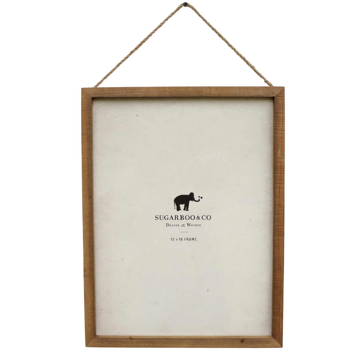 Natural Wood Frame 12x16 w/ Jute