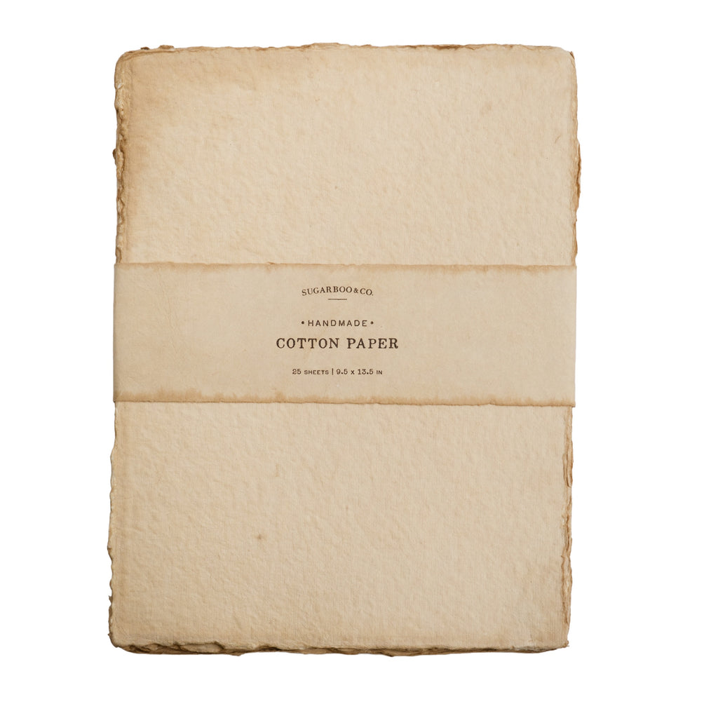 Handmade Cotton Paper Bundle - Wheat