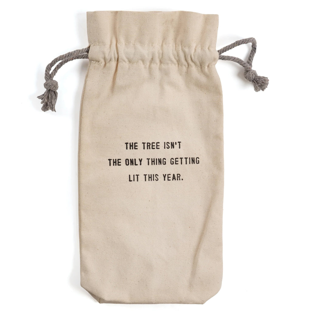 The Tree Isn't The Only Thing Seasonal Wine Bag