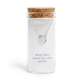Message in a Bottle Necklace Collection - Open Heart