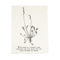 ***Your Mind Is A Garden Botanical Handmade Paper Print - 12x16