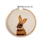 Rabbit Embroidery Hoop Collection - 4in