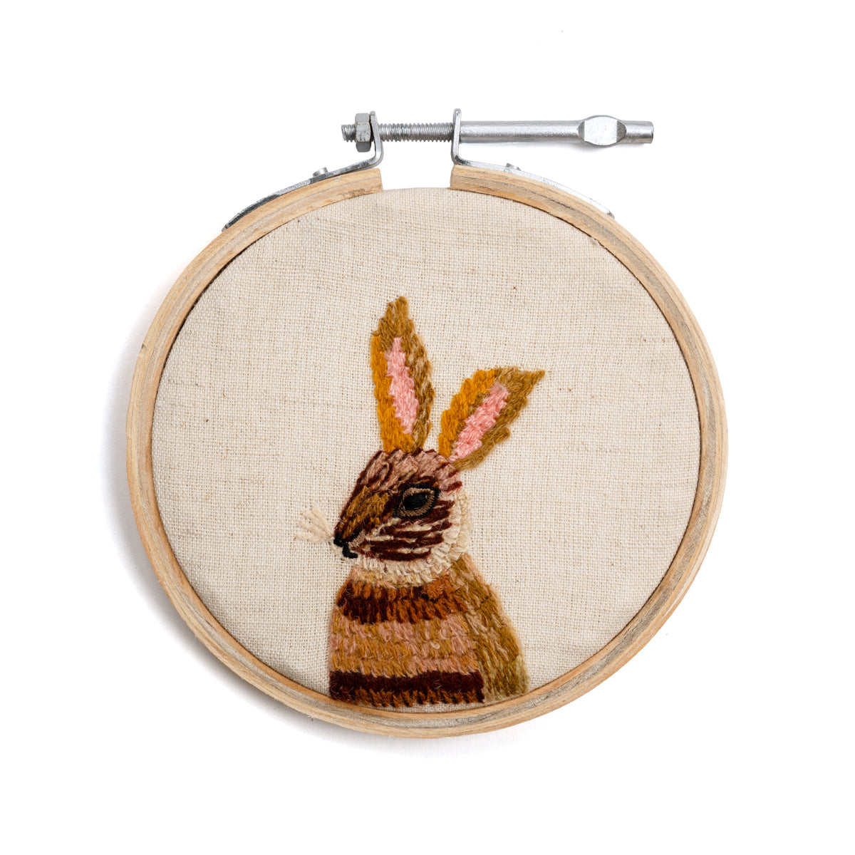 Rabbit Embroidery Hoop Collection - 4in