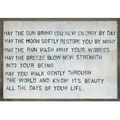 Apache Blessing Art Print - Grey Wood