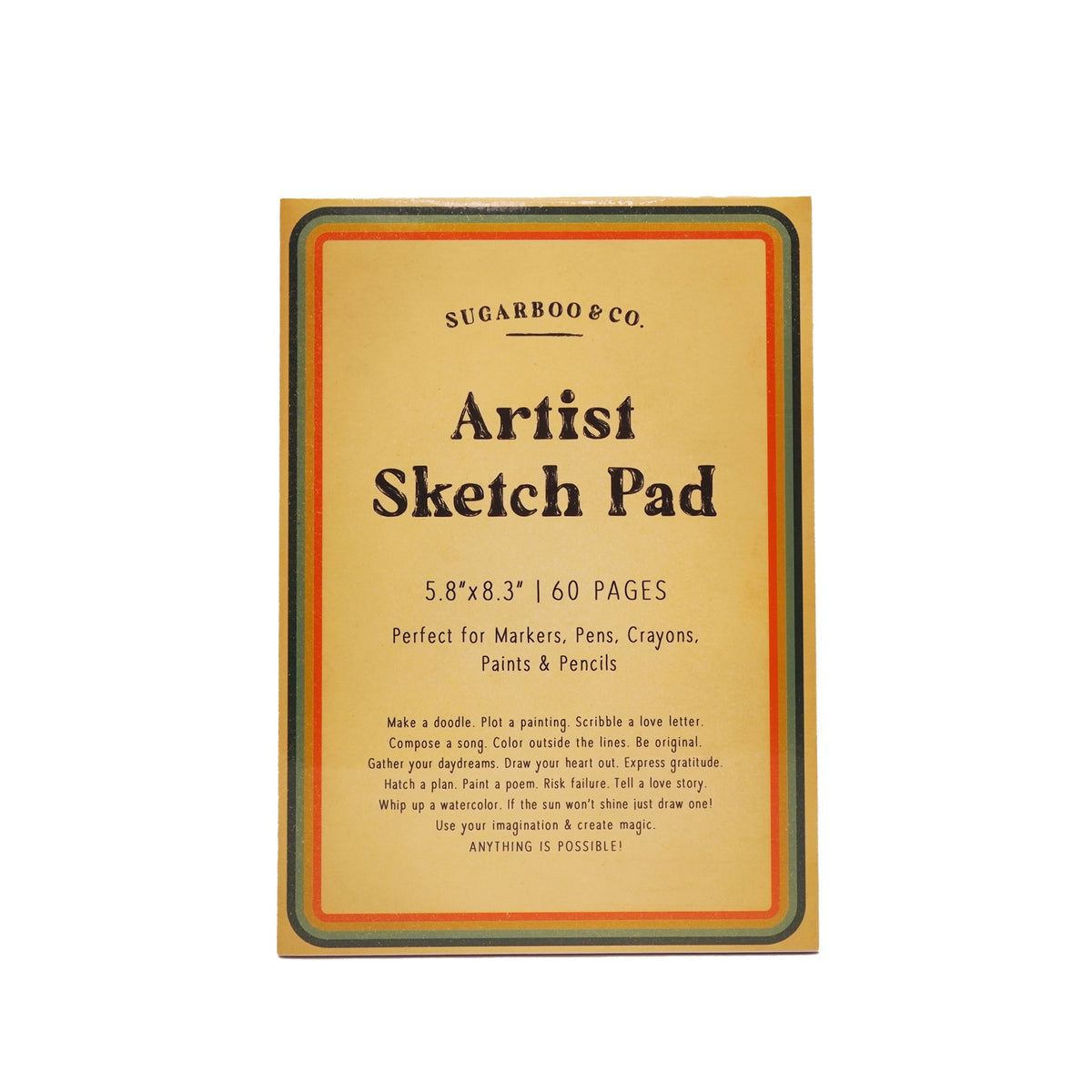 5.8x8.3 Artist Sketch Pad