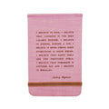 I Believe In Pink Fabric Notebook