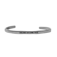 ***Dreams Do Come True Silver Cuff