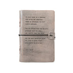A.A. Milne Artisan Leather Journal - Grey