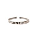 ***Love Wins Stackable Ring