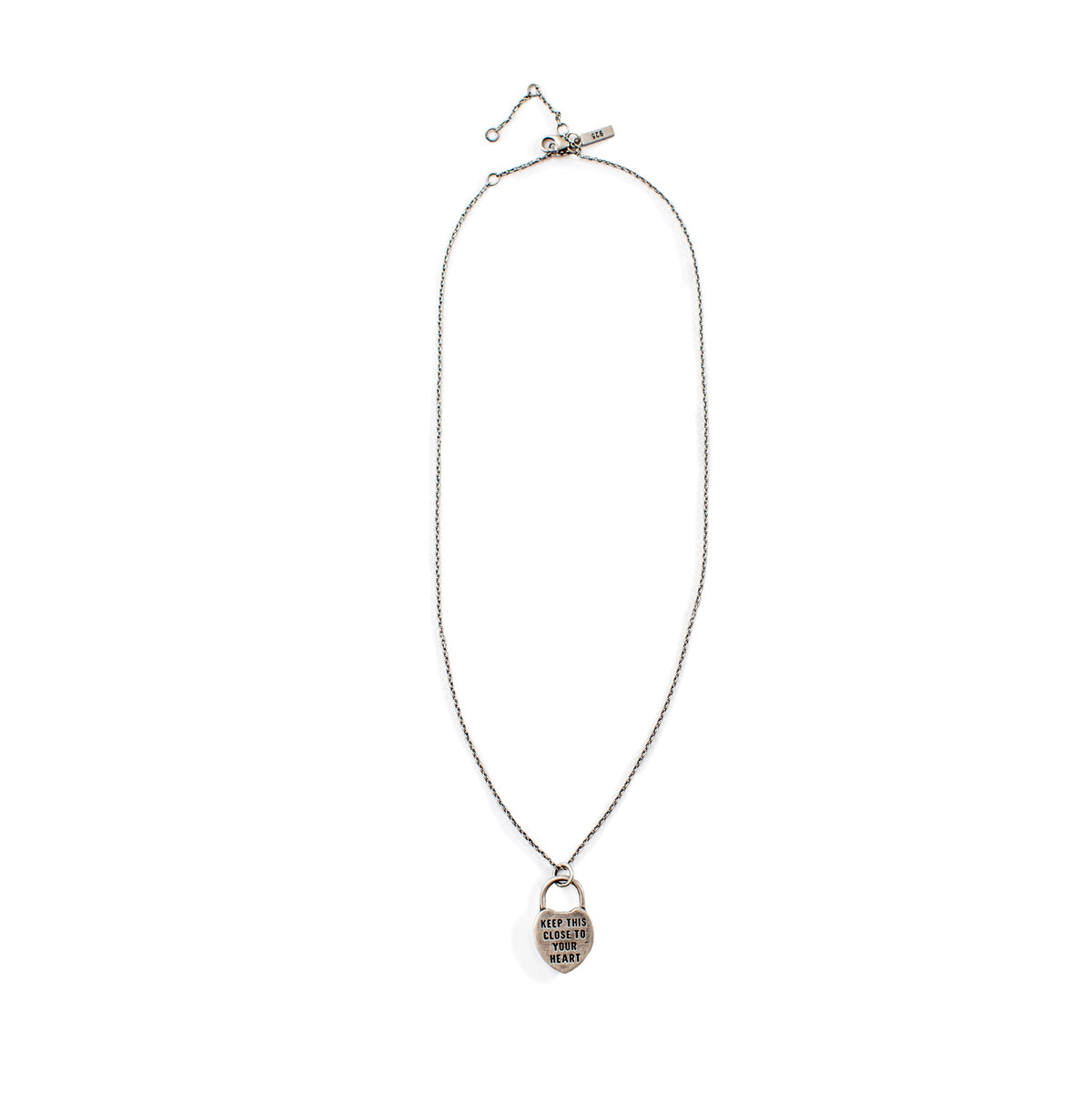 ***Keep This Close Heart Pendant Necklace