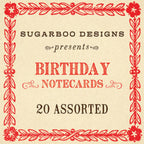 Birthday Notecards - Assorted Set of 20
