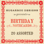 Birthday Notecards - Assorted Set of 20