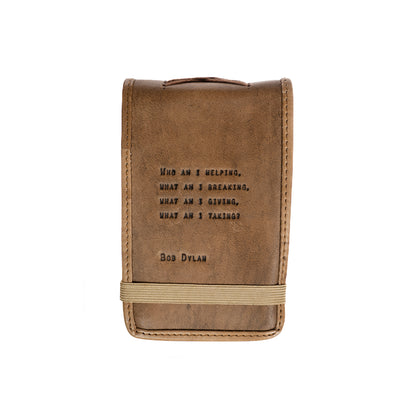 Mini Signature Leather Journals - Maple