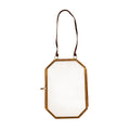 Octagon Brass Hanging Frame 3.75x5.5